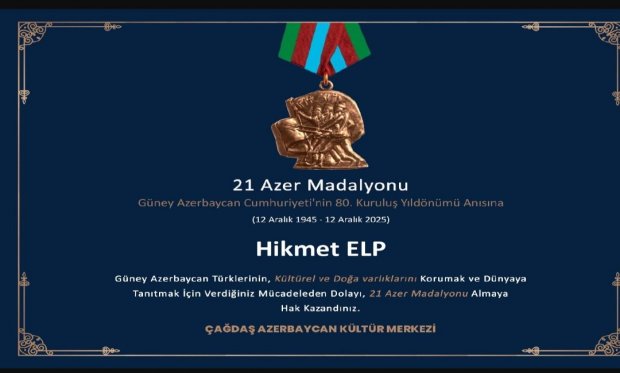 21 Azer Madalyonu ile Taçlanan Bir Onur ve Sorumluluk